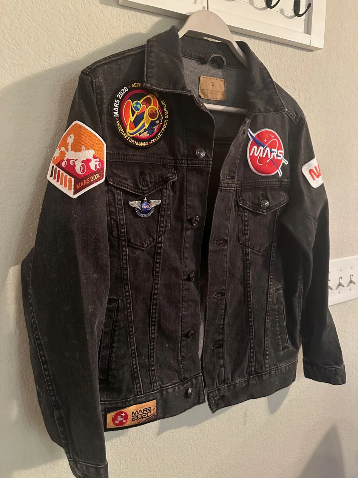 MARS Exploration patch denim jacket - Image 2
