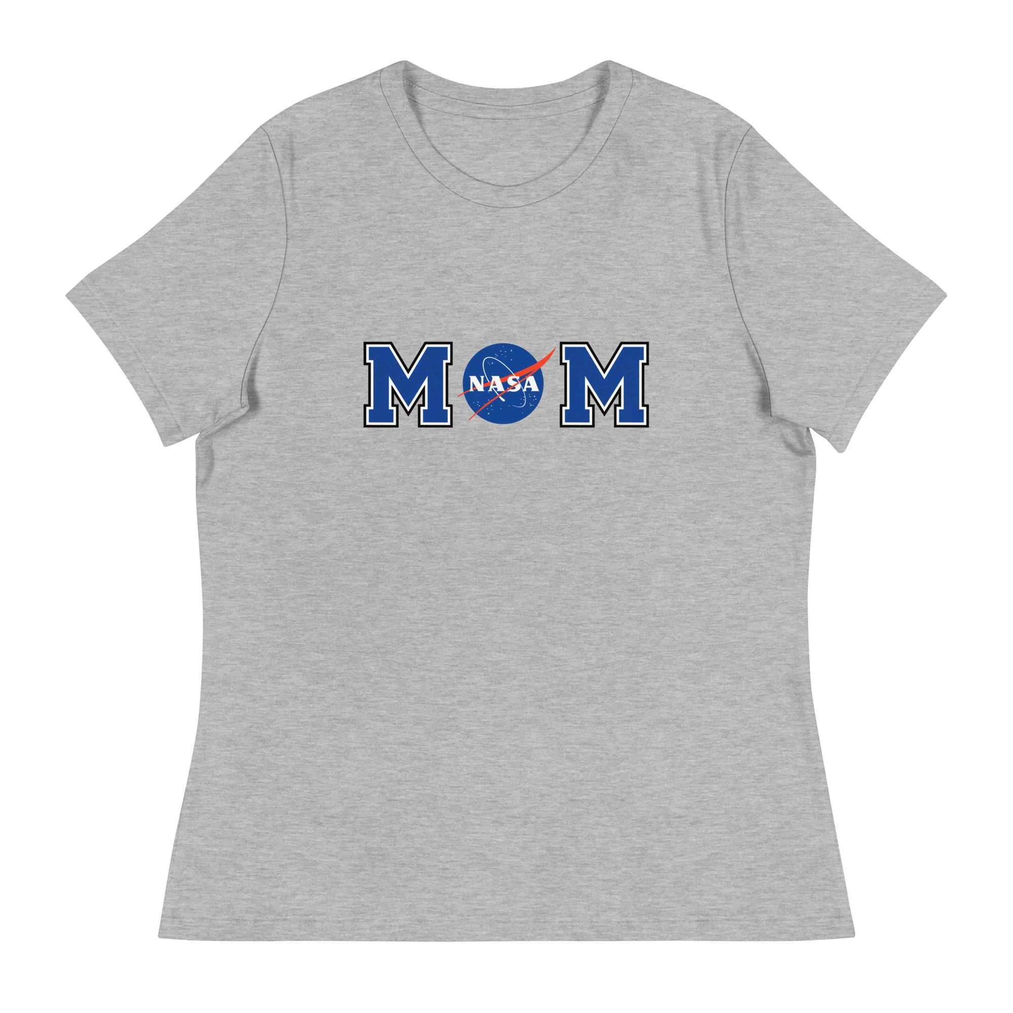 Mom with NASA Meatball Relaxed T-Shirt - Image 4