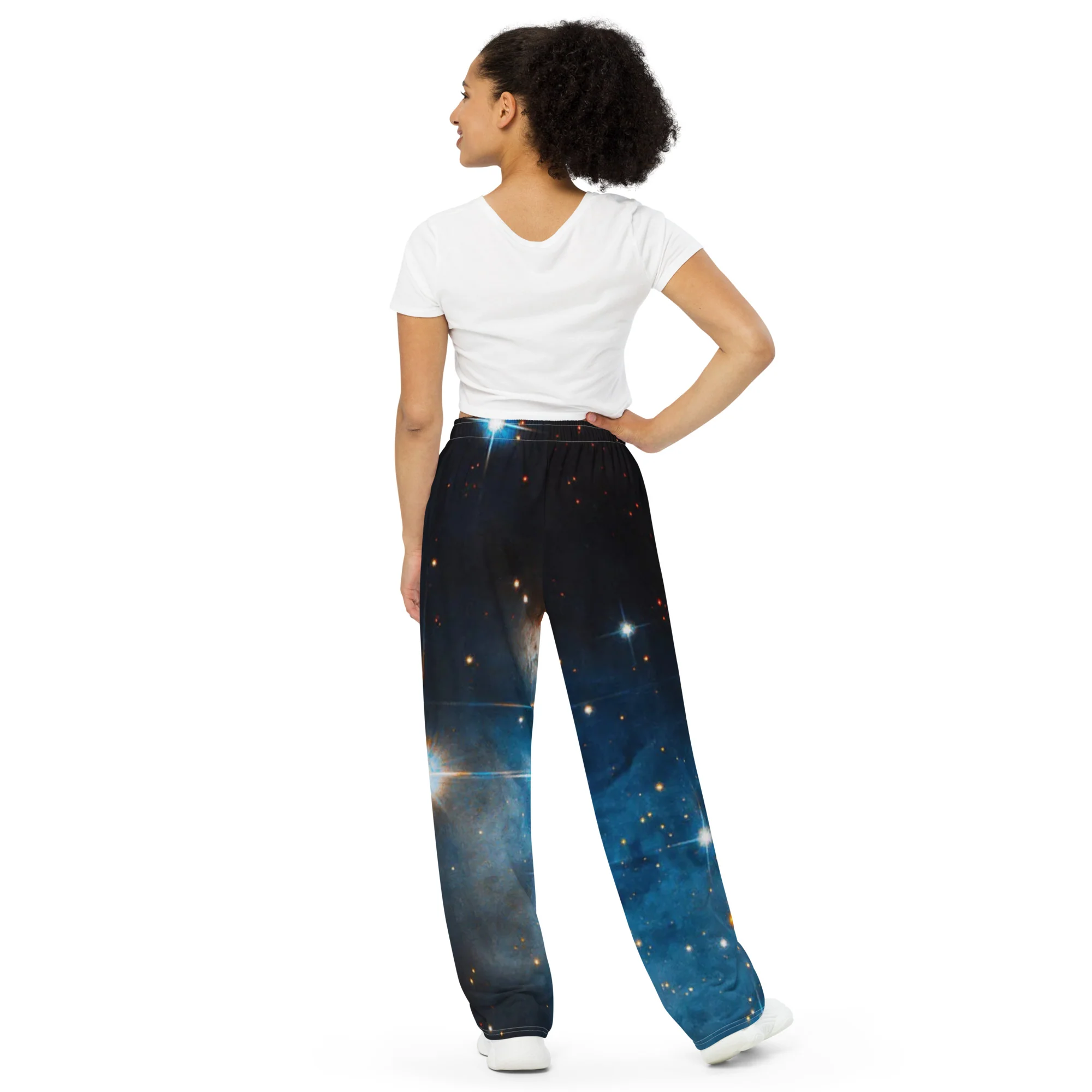 NASA Observing a Dark Nebula All-over print unisex wide-leg pants - Image 3