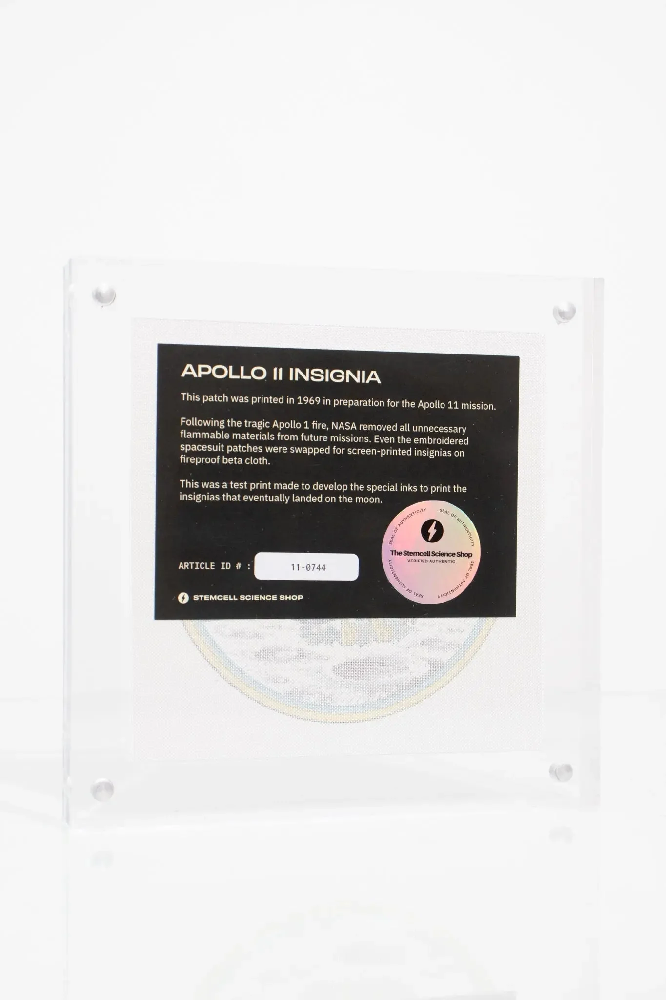 NASA Apollo 11 Beta Cloth Insignia Production Print - Image 7
