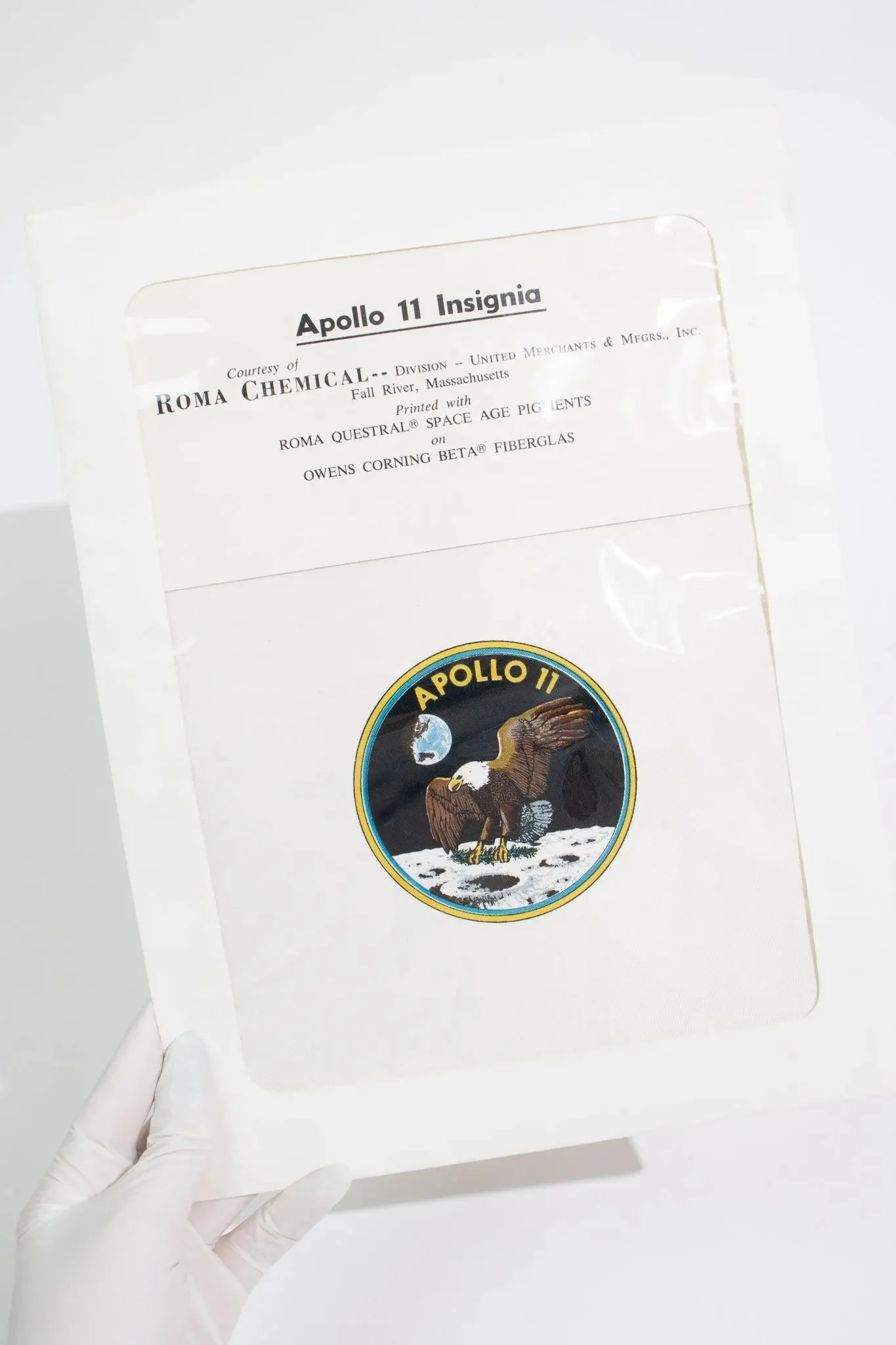 NASA Apollo 11 Beta Cloth Insignia Production Print - Image 8