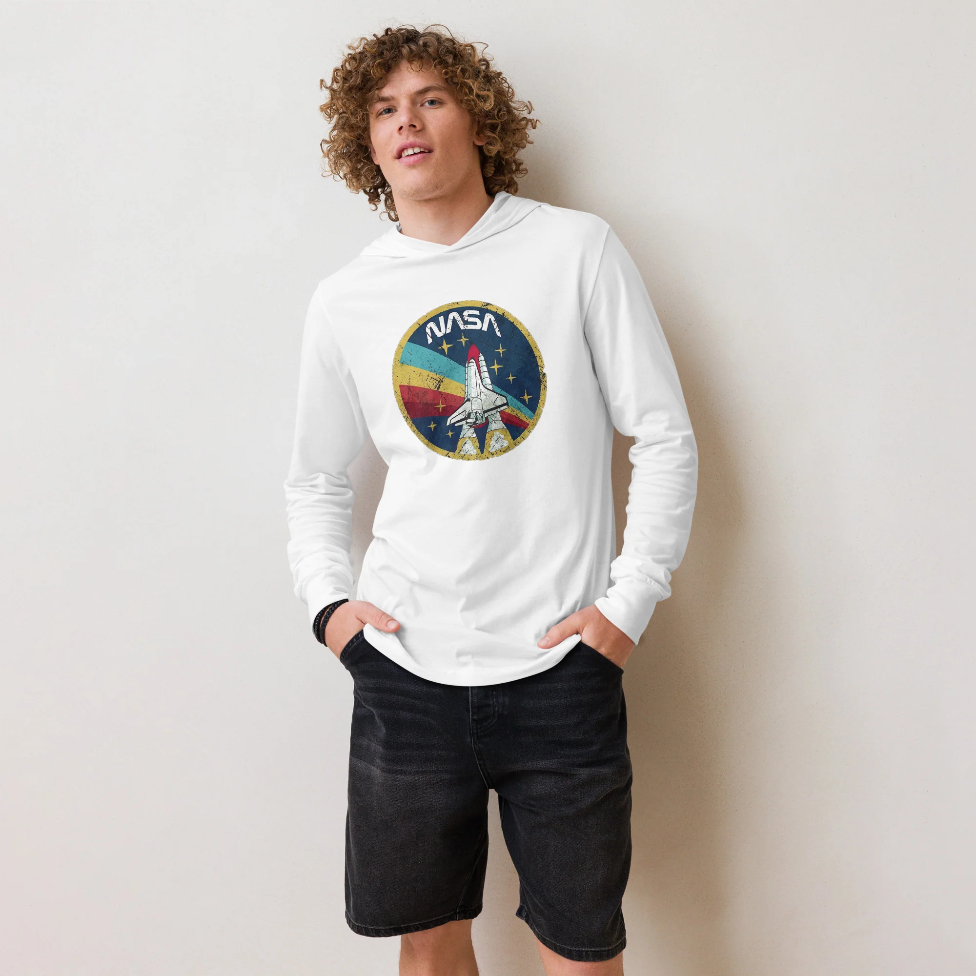 NASA Retro Hooded long-sleeve tee - Image 5