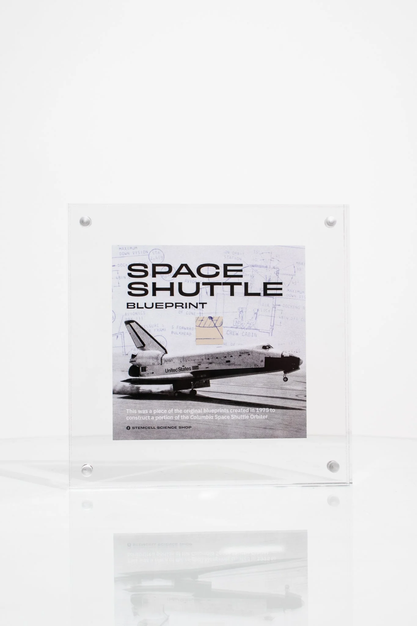 NASA Space Shuttle Blueprint Fragment - Image 3