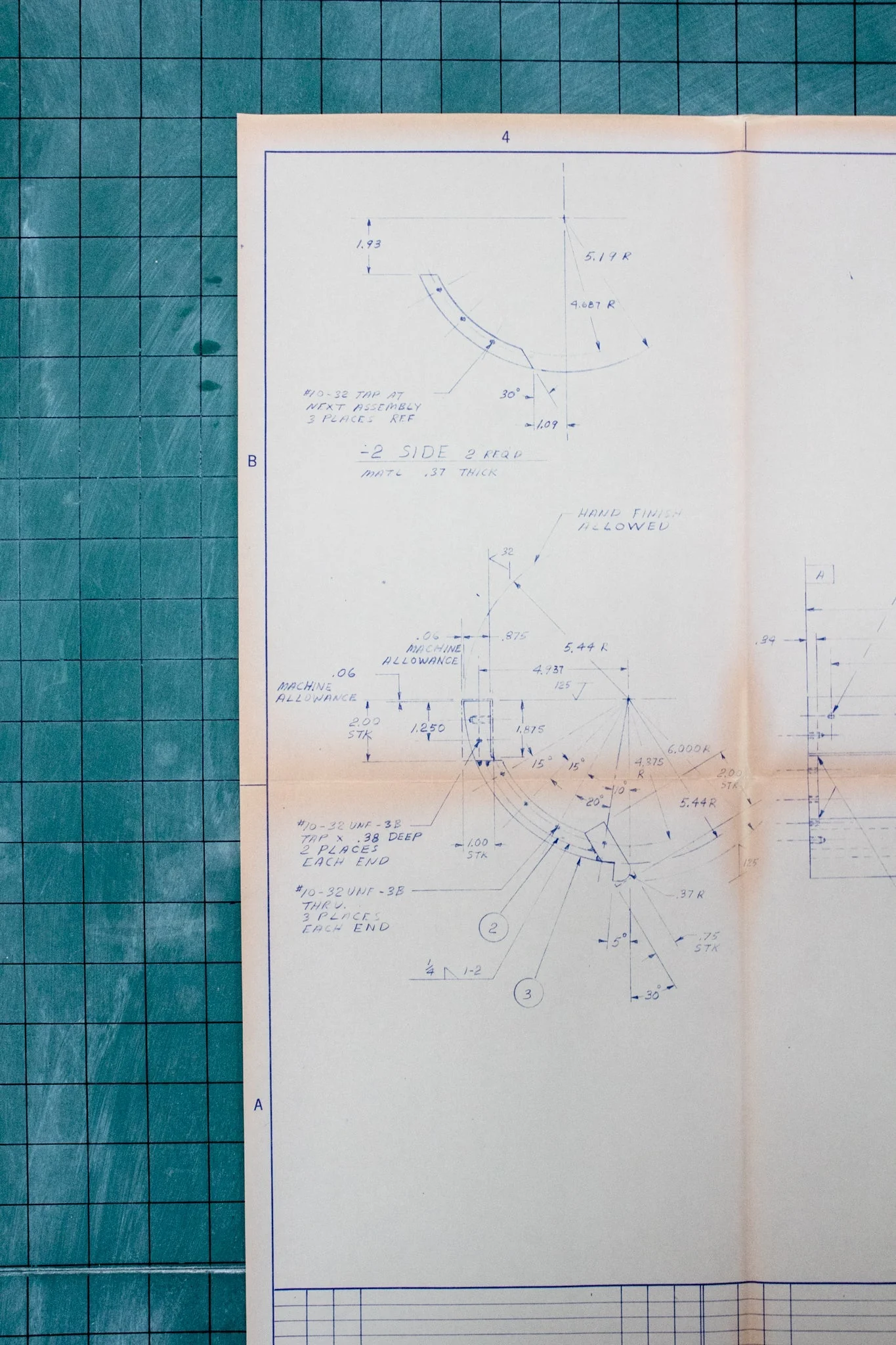 NASA Space Shuttle Blueprint Fragment - Image 6