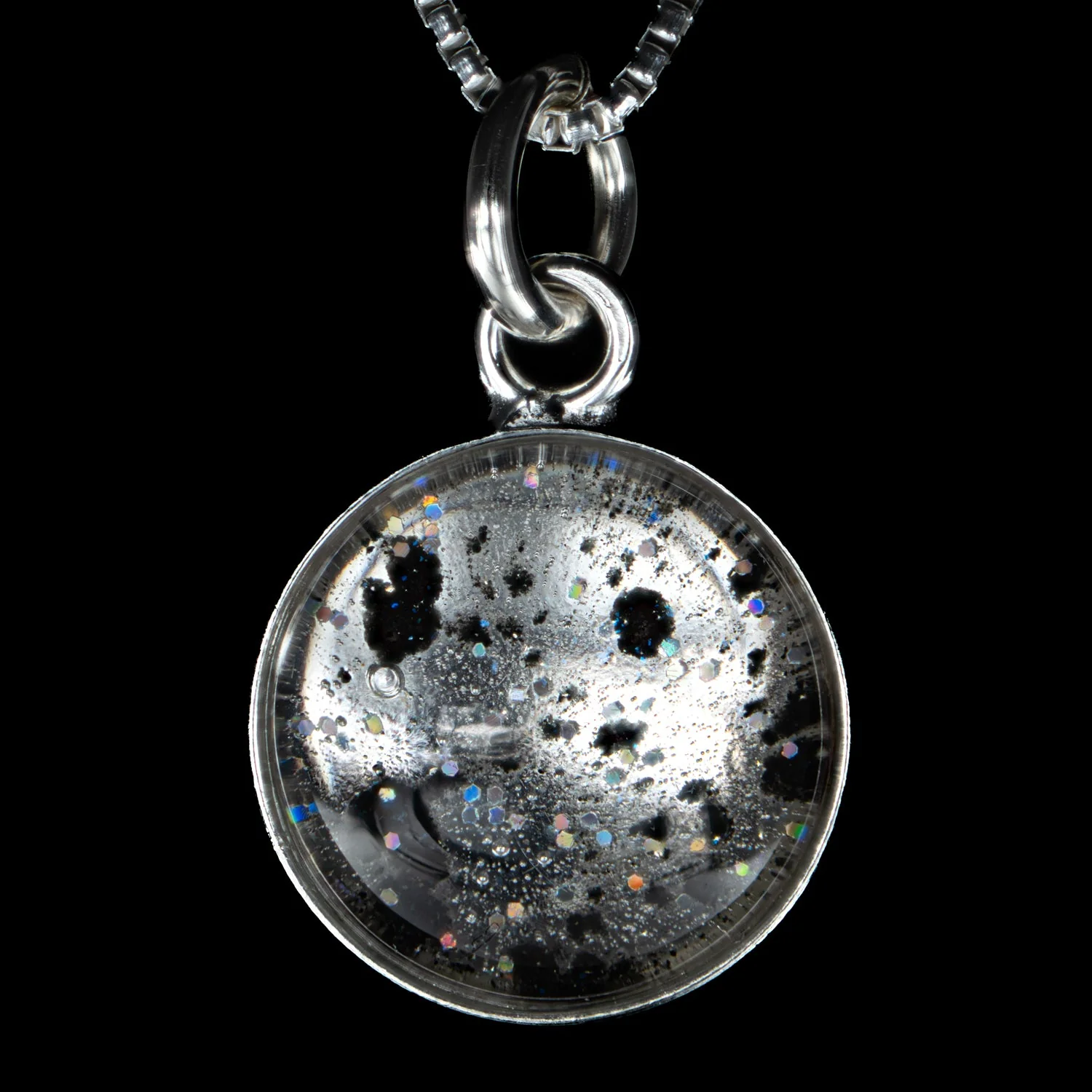 Nebula Fire Pendant - Birth of the Solar System Necklace - Allende Meteorite - Image 3