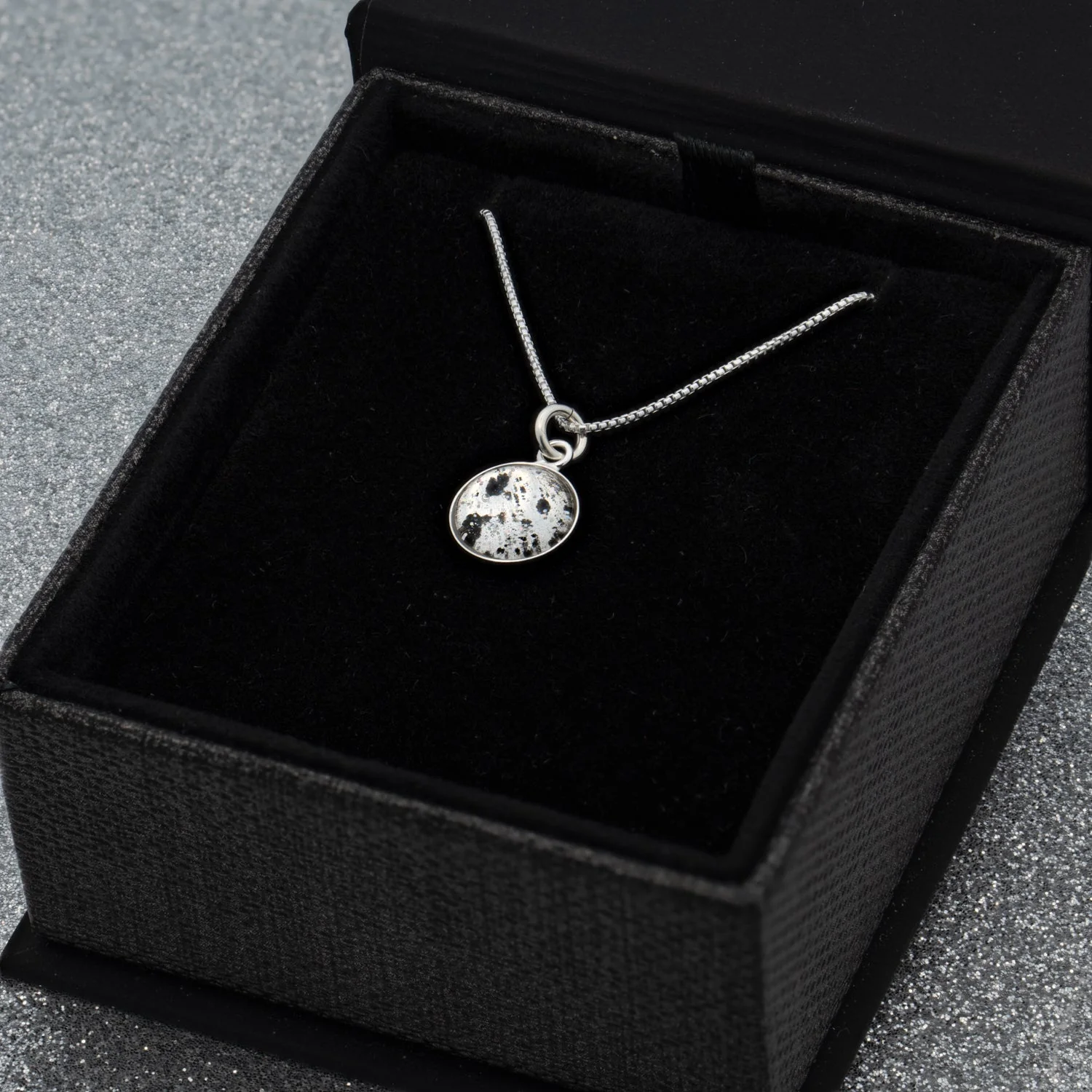 Nebula Fire Pendant - Birth of the Solar System Necklace - Allende Meteorite - Image 4