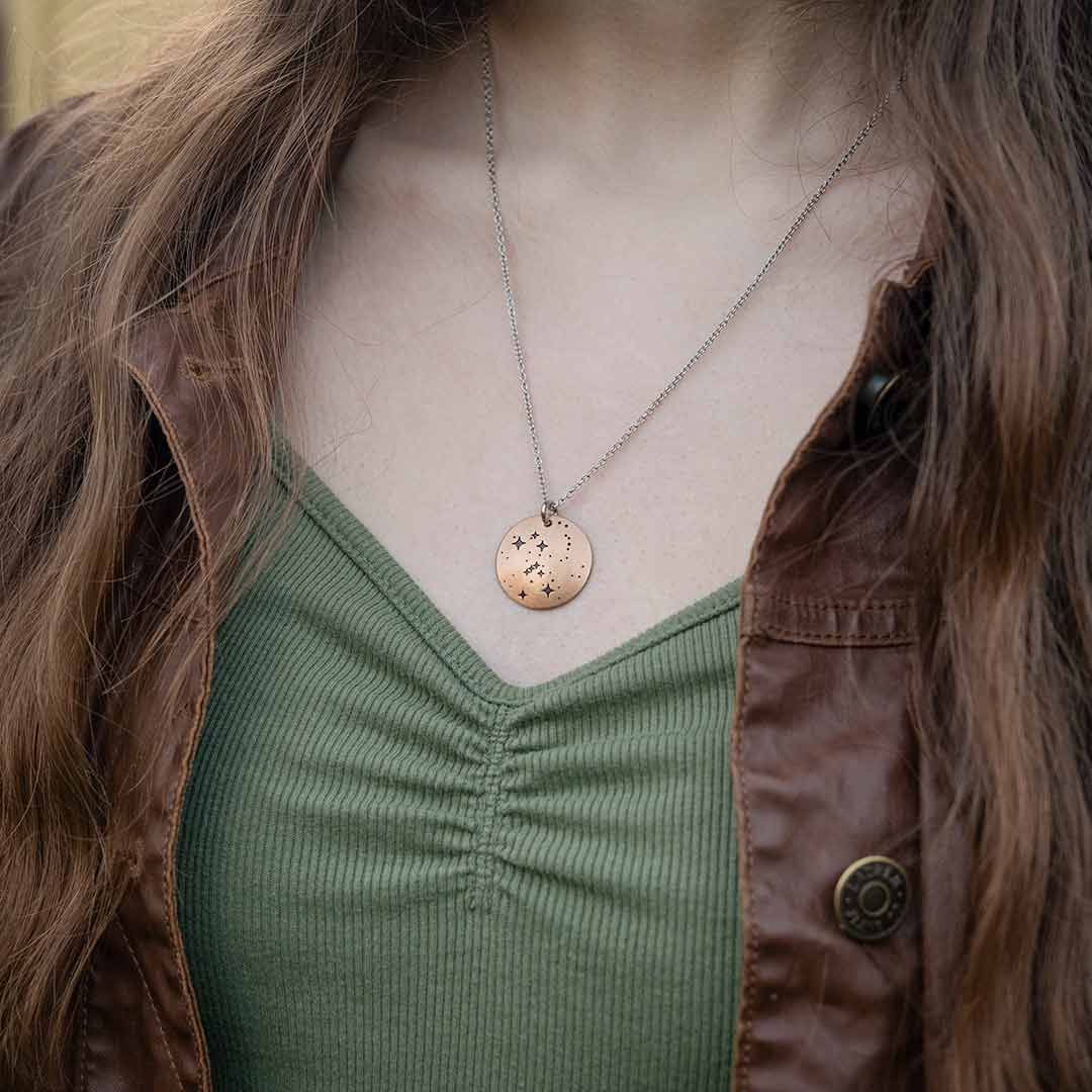 Orion Constellation Necklace, Hand-stamped - Image 10