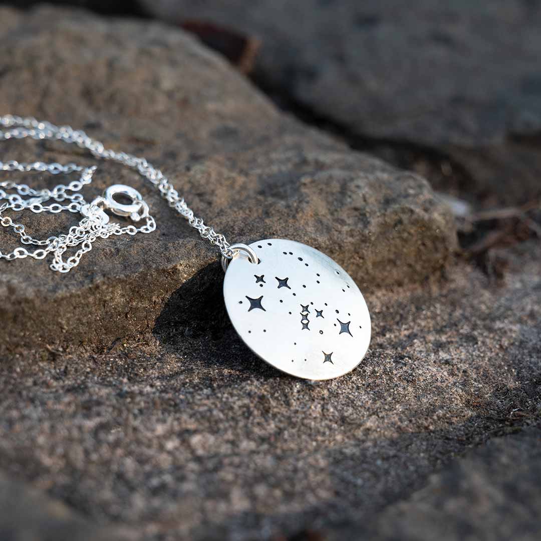 Orion Constellation Necklace, Hand-stamped - Image 12