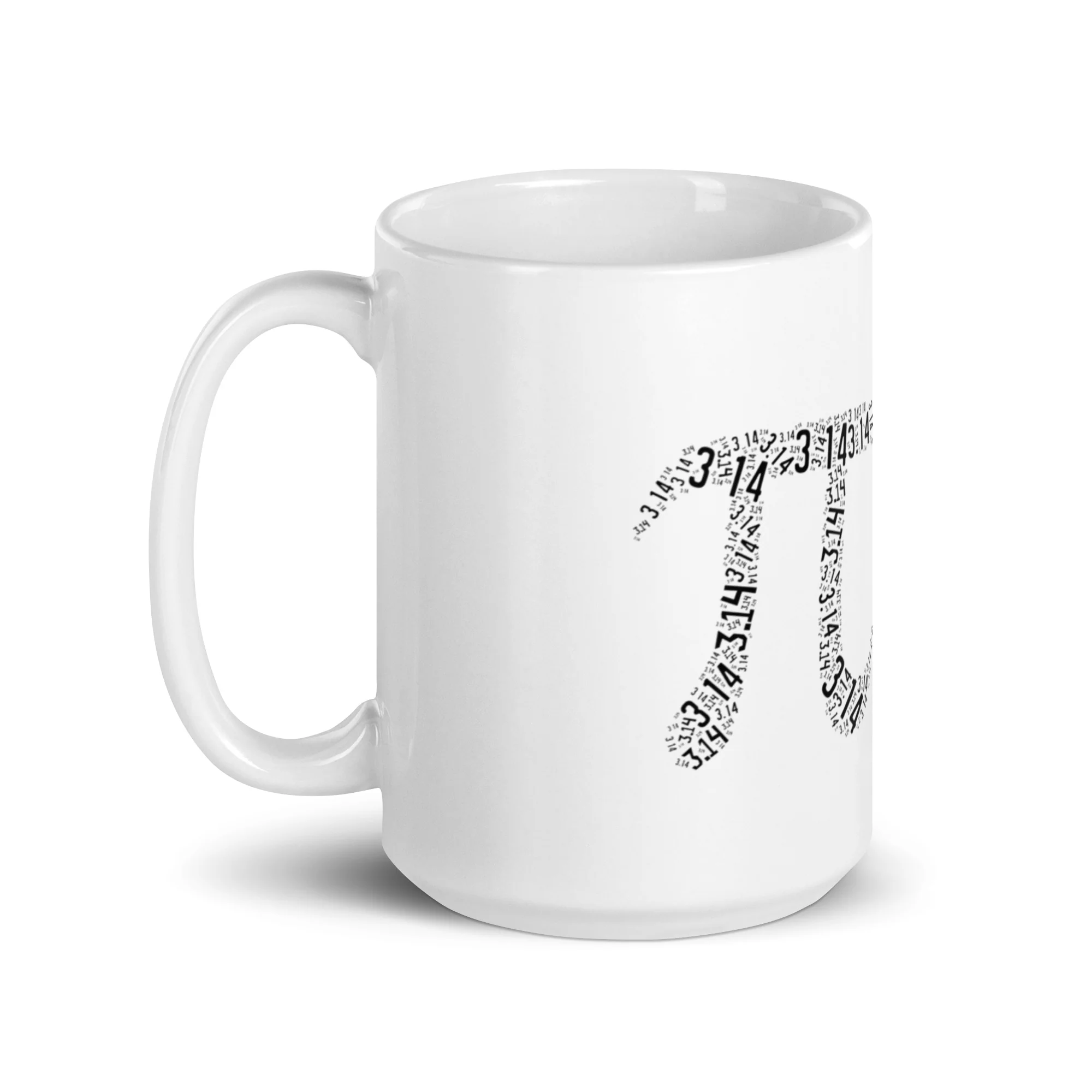 Pi White glossy mug - Image 3