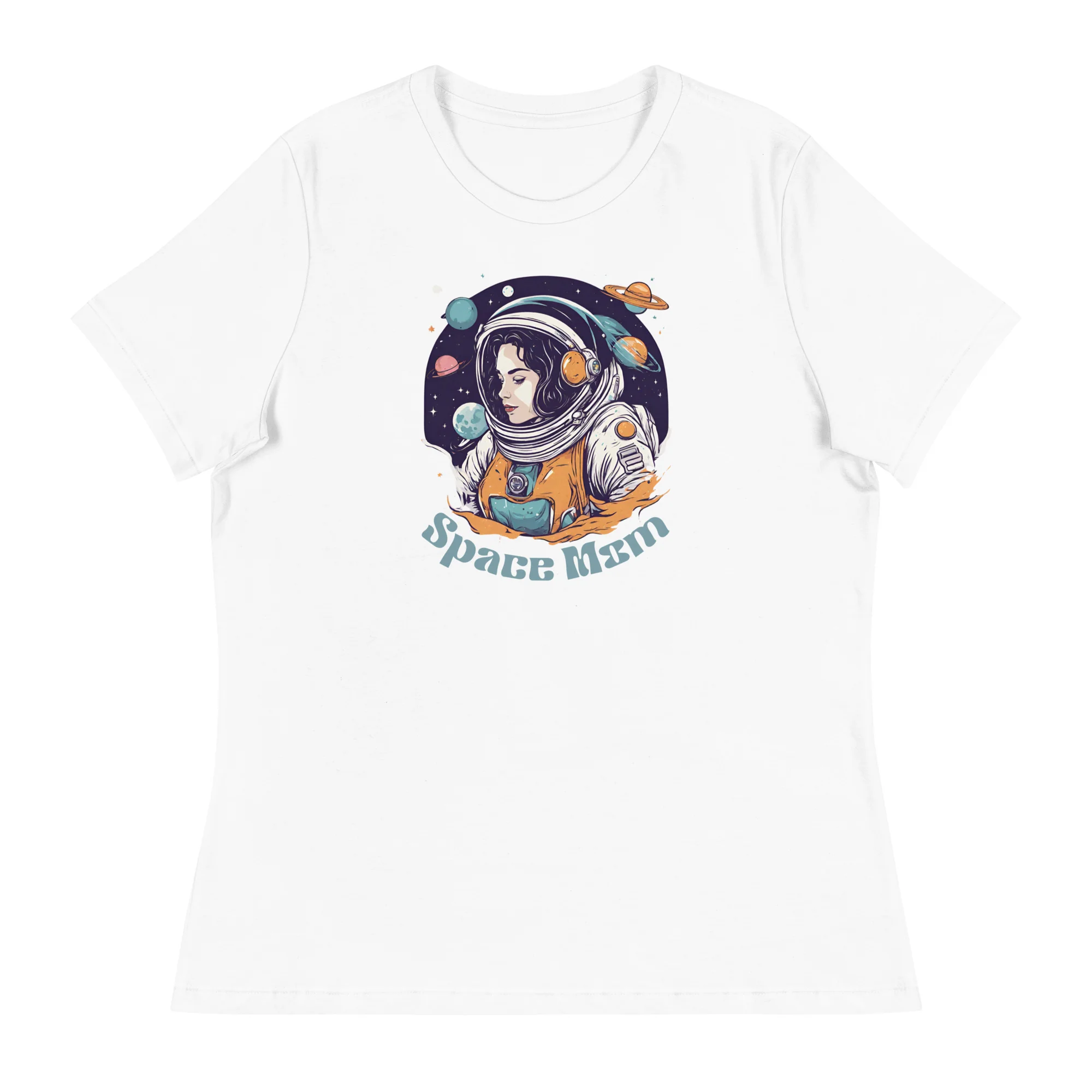 Retro Space Mom Relaxed T-Shirt - Image 8