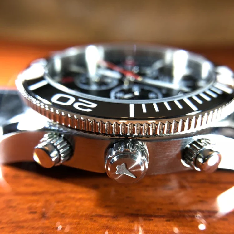 Space Shuttle Atlantis Tribute Watch - Stainless Steel, Black Dial - Image 4