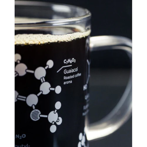 The Science of Coffee Glass Mug - Image 2
